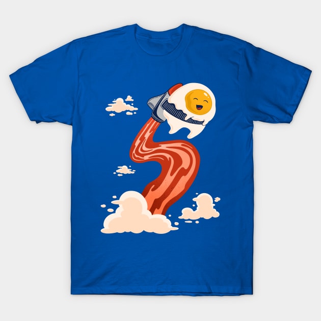Sky High Cholesterol - Funny Food T-Shirt by Sachpica